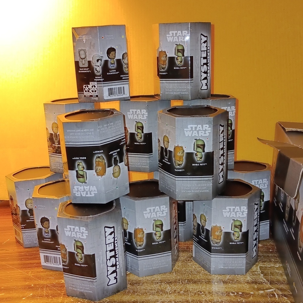 Hallmark Star Wars Mystery Ornaments nwy
